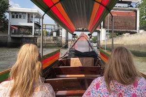 Bangkok: Tour particular pelos canais e 2 templos com traslado do hotel