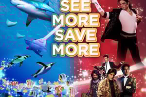 バンコク：SEA LIFE Bangkok & Madame Tussauds 入場チケット