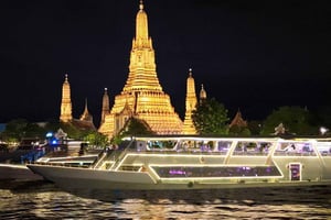 Bangkok Sunset Temples & Twilight River Dinner Journey