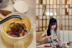 Bangkok: Thaimaalaisen yrttiteeseoksen sekoittaminen siirtomaatyylisessä talossa