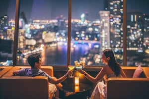 バンコク：ミレニアム ヒルトンの ThreeSixty Jazz Lounge