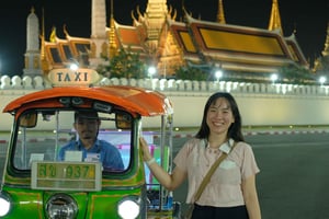 Descubre Bangkok de noche en Tuk Tuk!