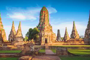 Från Bangkok: Privat guidad tur till Ayutthayas 6 tempel