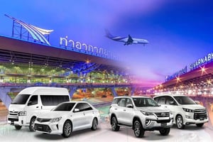Hua Hin: Suvarnabhum Airport (BKK): Yksityinen kuljetus Suvarnabhum lentokentältä / -lle