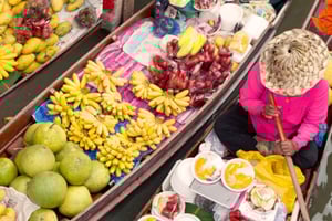 Bangkok: Tour particular do mercado flutuante e do comboio de Damnoen Saduak