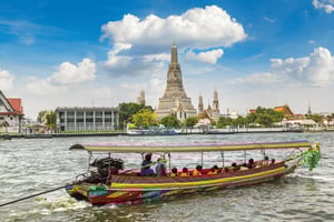 Prywatny rejs łodzią long tail po kanałach Bangkoku