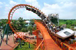 Siam Amazing Park adgangsbillet med frokostbuffet (IKKE THAI)