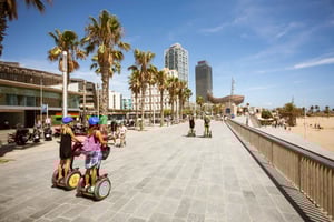 Barcelona: City Highlights Guided Segway Tour