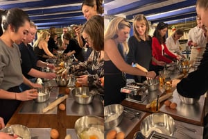 Barcelona: Workshop for å lage fersk pasta med Aperol Spritz