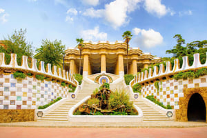 Barcelona: Gaudí's Park Güell-tour met fast-track-ticket