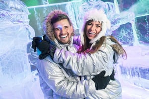 Barcelona: Ice Bar and Terrace Drinks Romantic Package