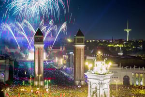 Barcelona: New Year's Eve 2026 Celebration Party Bus Tour