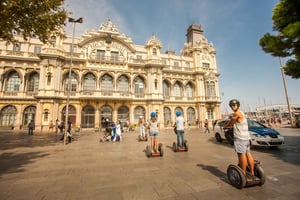 Barcelona: Old Port and Gothic Quarter Guided Segway Tour
