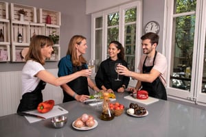 Barcelona: Premium Tapas & Paella Kochkurs