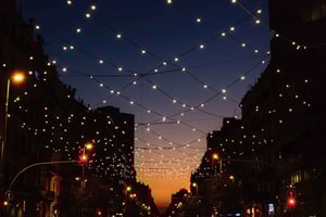 Barcelona: Excursão a pé particular de Natal com bebida