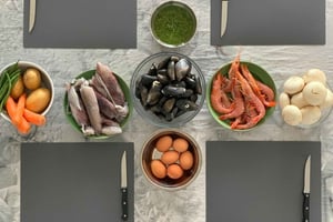 Barcelona: Tapas- en Sangria-les op het dak met een chef-kok