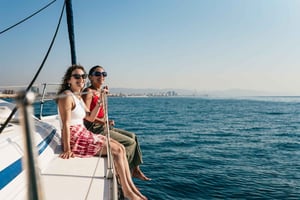 Barcelona: Sailing Tour with Young Local Captain & Drinks