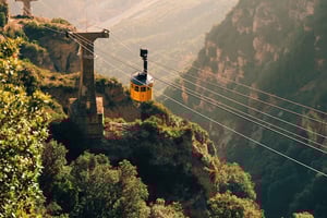 Depuis Barcelone : excursion d'une demi-journée à la montagne de Montserrat