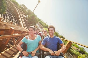 Från Barcelona: PortAventura Theme Park Biljett & Transfer