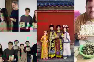 Beijing: Kalligrafi, madlavning og tempelkostume-billeder