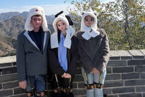 Peking: Klettere mit einem Exoskelett-Anzug die Chinesische Mauer hinauf