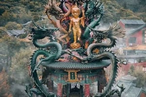 Peking: Mentougou-Kunstpark & Tour zu pflanzlichen Gerichten