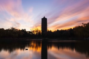 Beijing: Guidet vandring på Peking Universitys campus