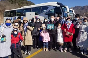 Från Peking: Bussresa tillbaka till Badaling Great Wall: Från Peking till Beijing