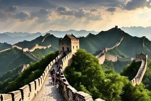 Privat tur – Den kinesiske mur ved solnedgang og Hutong-gåturer med middag