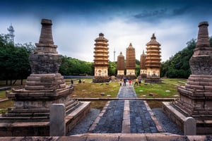 Privat tur til Yinshan Pagoda Forest m/mulige aktiviteter