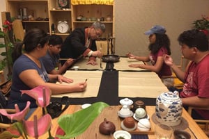 Lezione di Tai Chi e calligrafia cinese