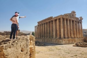 Baalbek Temples & Ksara Caves w/pick-up,guide, entries+lunch