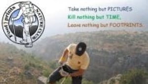 Rappelling at Footprints Nature Club