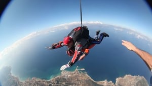 Ski Diving at Adventures in Lebanon