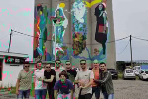 Street Art E Scooter tour