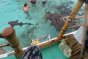 Caye Caulker: Tiki Bar Pontoon Boat Cruises