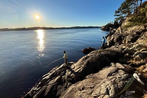 Bergen: Experiência de pesca em locais escondidos na costa