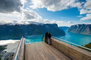 Bergen: Nærøyfjorden, Flåm, and Stegastein Guided Bus Tour