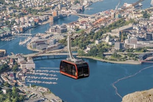 Берген: билет на канатную дорогу Ульрикен туда и обратно