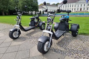 ベルリン：3時間のガイド付き少人数制ファットタイヤEスクーターツアー