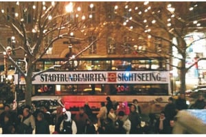 Passeio noturno pela cidade no Advento