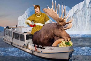 Berlin: Christmas cruise on the Spree with drag queen Audrey.