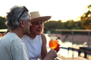 ベルリンシュプレー川ロマンチックムーンボートライド