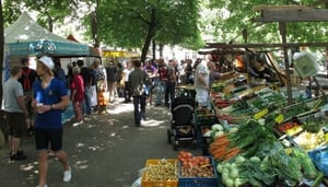 Wochenmarkt am Boxhagener Platz
