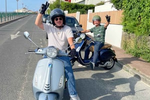 Биарриц: прокат скутера Vespa на день