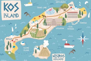 Билет на паром из Бодрума на остров Кос и обратно в тот же день из порта у замка