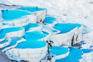 Bodrum: Pamukkale, gorące źródła i Travertines Tour z lunchem