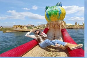 Z Cusco: Jezioro Titicaca z wizytą w Uros i Taquile