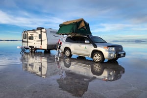 Uyuni/Colchani: campeggio in camper sotto le stelle a Uyuni Overlander