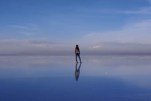 Saltlejlighederne i Uyuni: Privat aftentur fra Uyuni